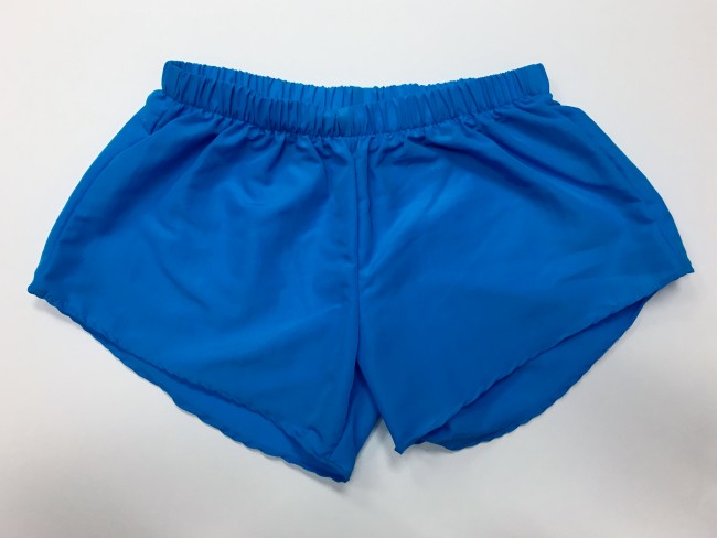Neon Blue Nylon Shorts - Melissa's Custom Gifts