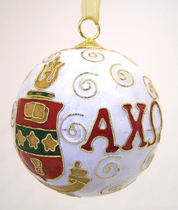 AchiO Round Wt Ornament