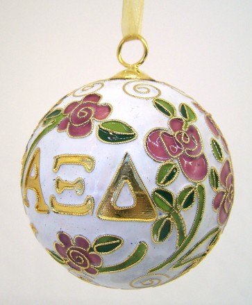 AXiD Round Wt Ornament