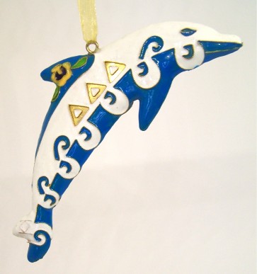 DDD Dolphin Ornament