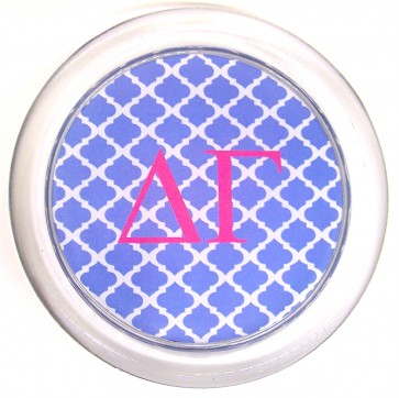 DG Decoupage Coaster - Blue Trellis