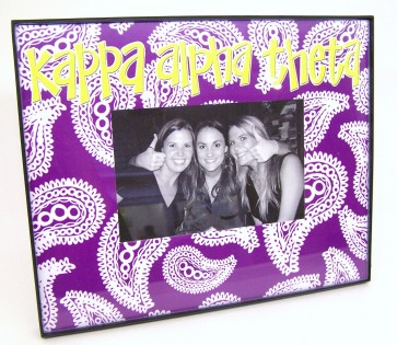 Paisley Picture Frame - Kappa Alpha Theta