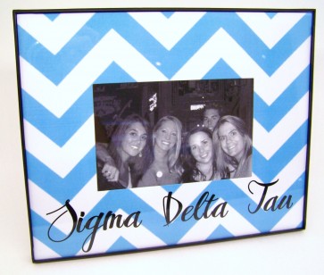 Chevron Picture Frame - Sigma Delta Tau