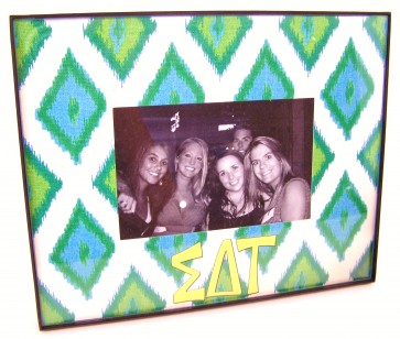 Ikat Picture Frame - Sigma Delta Tau