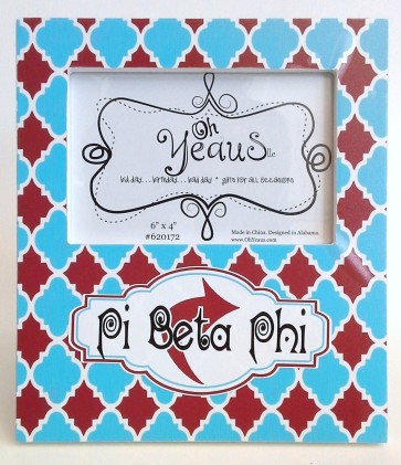 Quatrefoil Frame - Pi Beta Phi