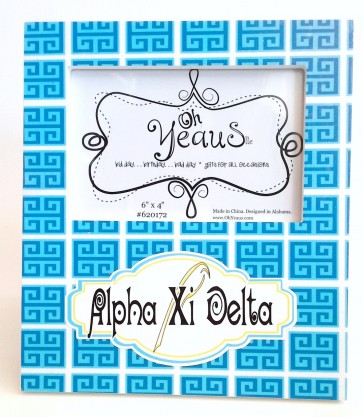 Greek Key Frame - Alpha Xi Delta