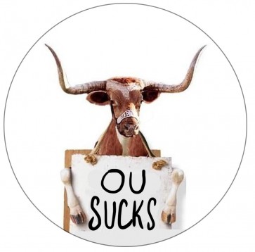 BEVO CHICK FIL-A STICKER - 3.5"