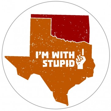 IM WITH STUPID STICKER - 3.5"