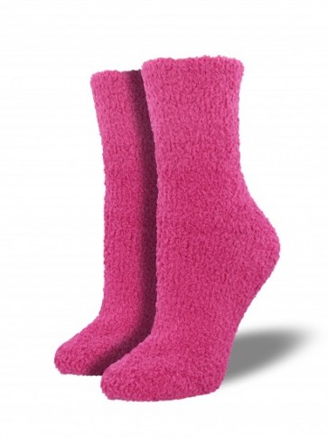 Warm & Fuzzy Pink Socks