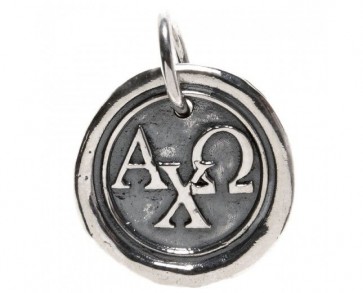 Waxing Poetic Sorority Charm-Alpha Chi Omega