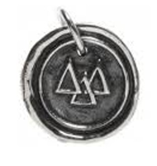 Waxing Poetic Sorority Charm-Delta Delta Delta