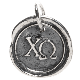 Waxing Poetic Sorority Charm-Chi Omega