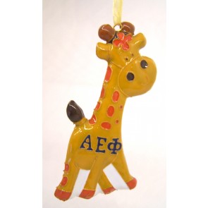 AEPhi Giraffe Ornament