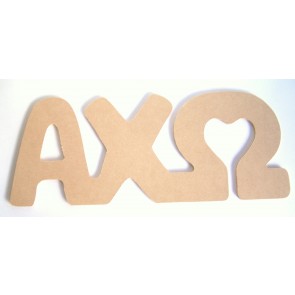 Alpha Chi Omega Wall Letters