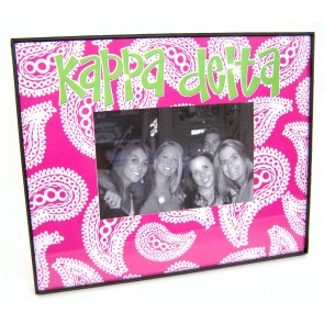 Paisley Picture Frame - Kappa Delta