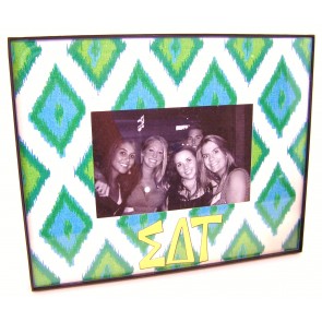 Ikat Picture Frame - Sigma Delta Tau