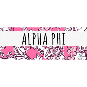 Alpha Phi Lilly Pulitzer Cover Photo