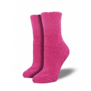 Warm & Fuzzy Pink Socks
