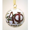 APhi Round Wt Ornament