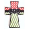 Patterned Cross - Alpha Chi Omega