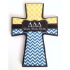 Patterned Cross - Delta Delta Delta